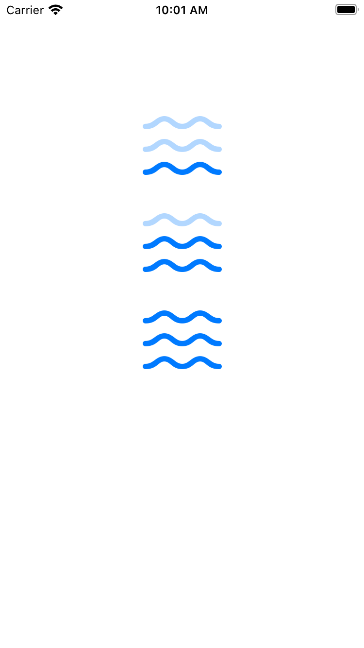 SF Symbols shown using the new variable fill API.