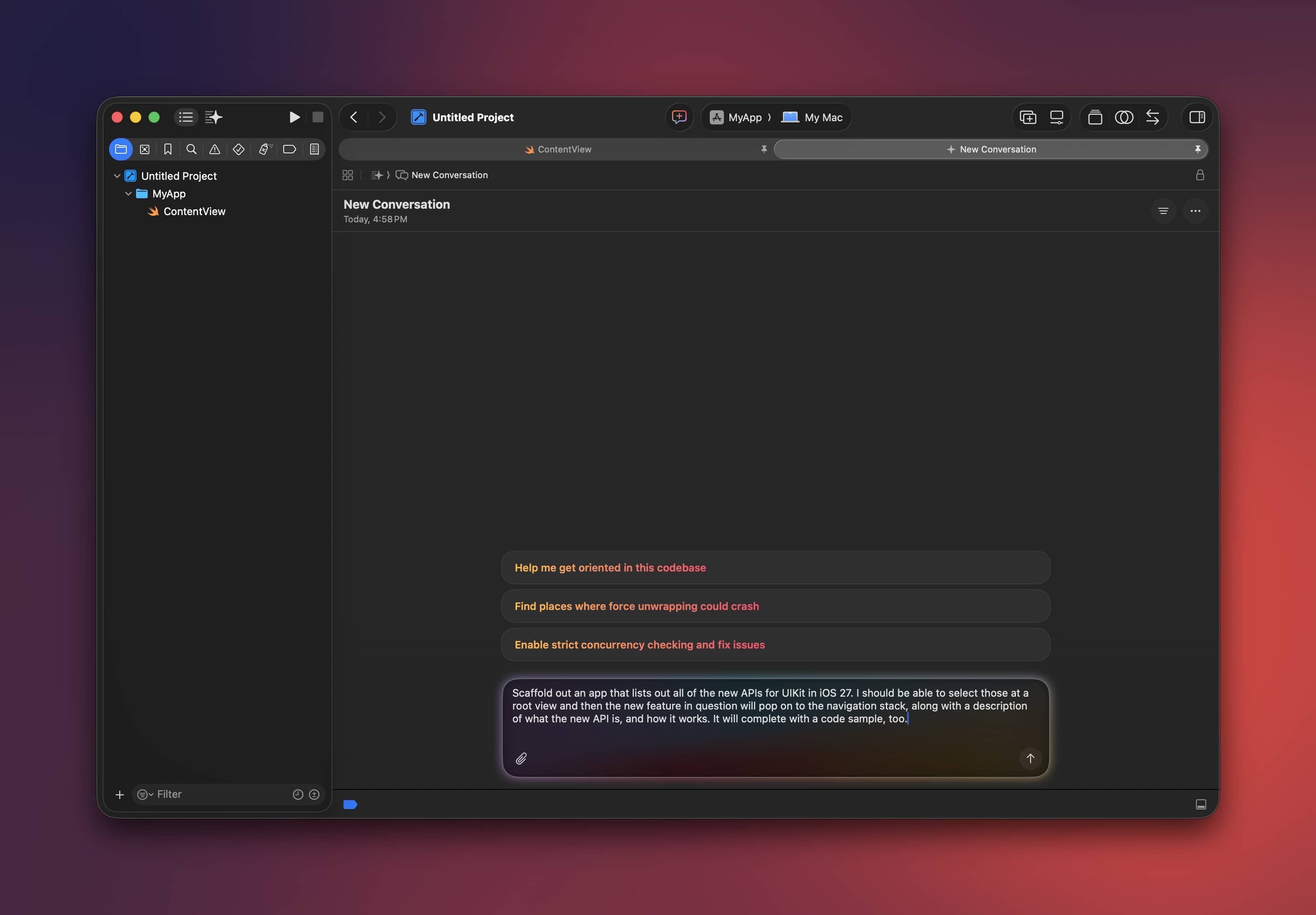 Xcode Agentic Prompting for UIKit iOS 27 Changes.