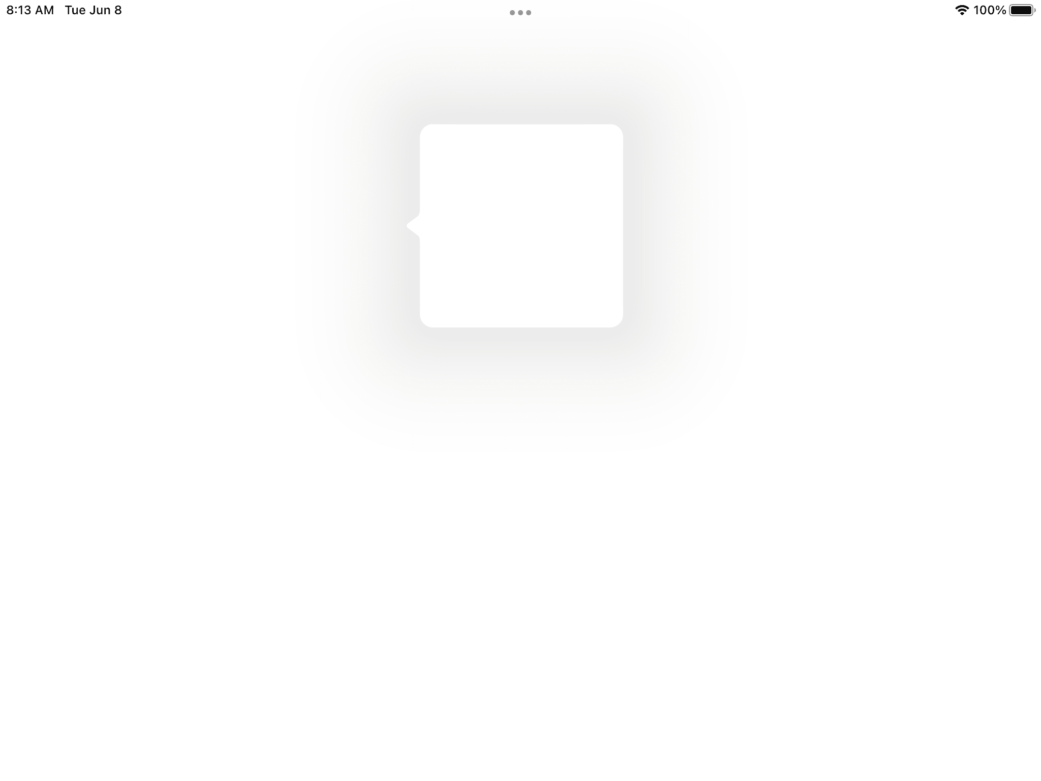 A popover